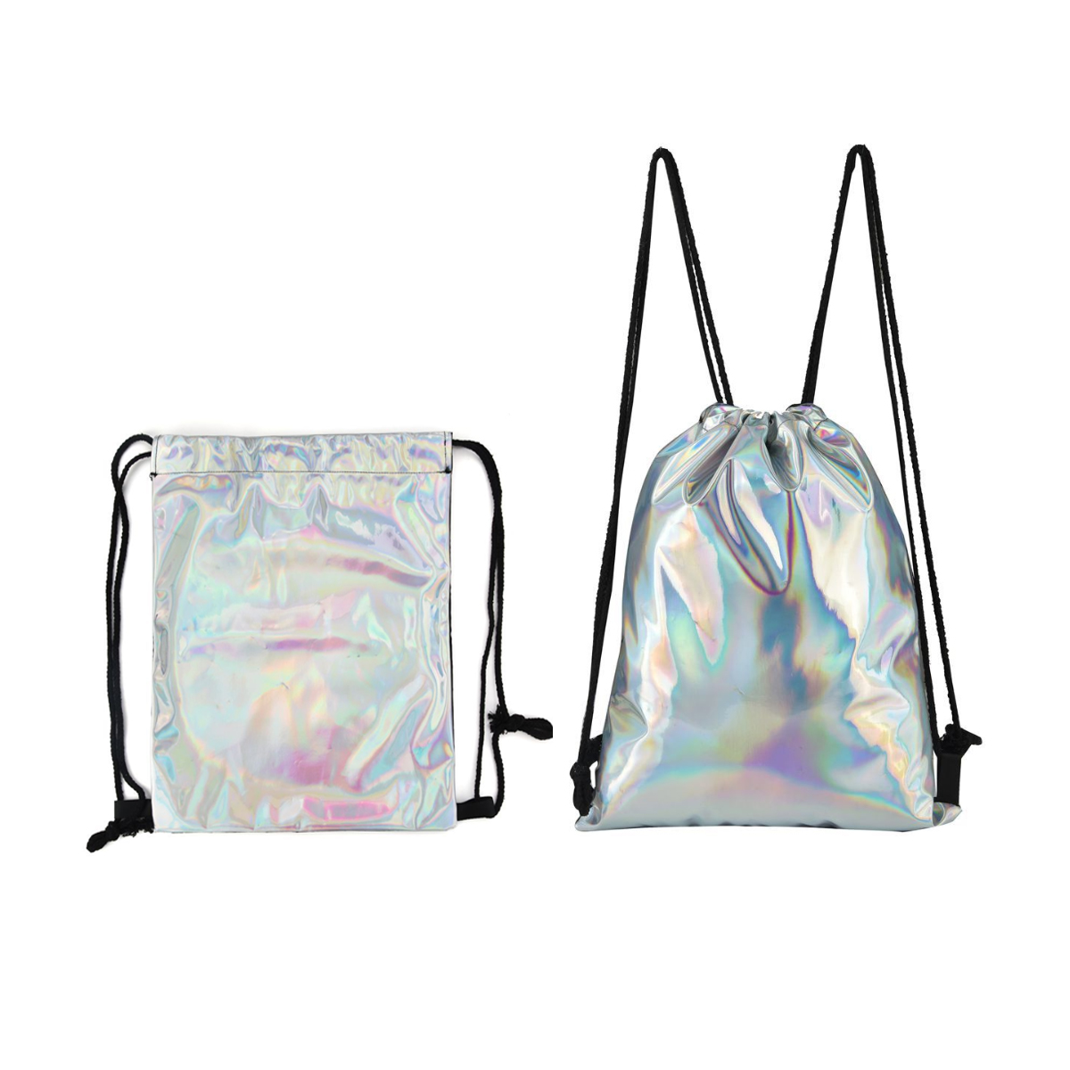 Holographic Drawstring Bag